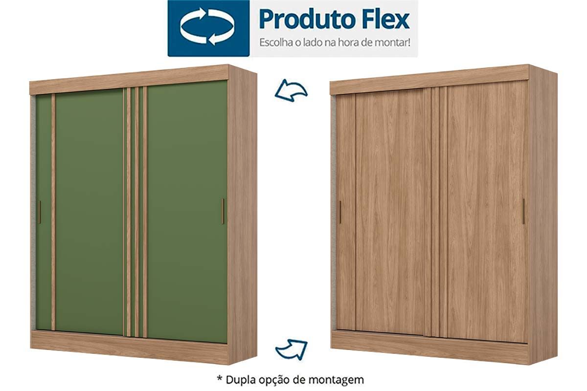 Guarda Roupa Casal 2 Portas de Correr e 2 Gavetas Briz B353 Henn Guarda Roupa Casal 2 Portas de Correr e 2 Gavetas Briz B353 Henn