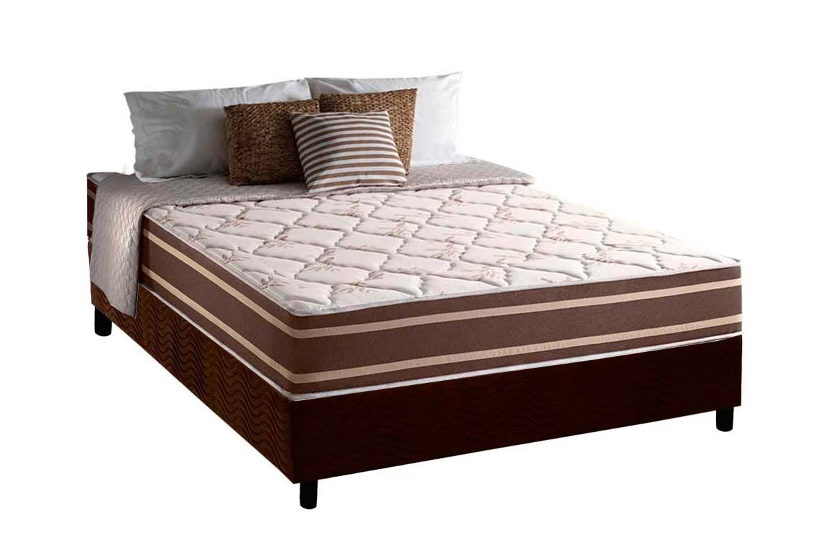 Cama Box CRC +Colchão Molas Duo Sono Anjos