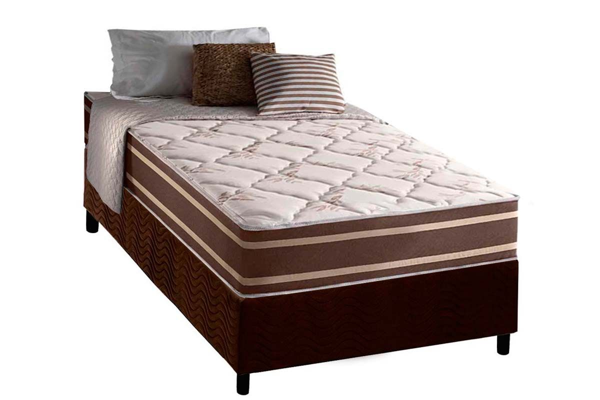 Cama Box CRC +Colchão Molas Duo Sono Anjos