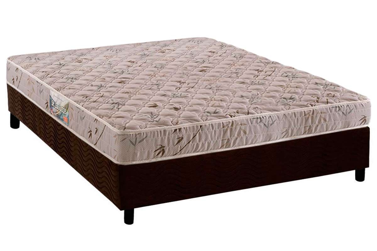 Cama Box CRC +Colchão Espuma D28 St Louis Herval