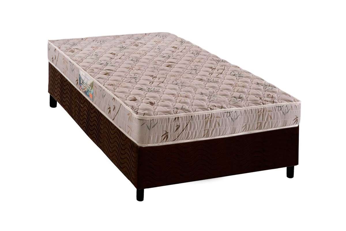 Cama Box CRC +Colchão Espuma D28 St Louis Herval