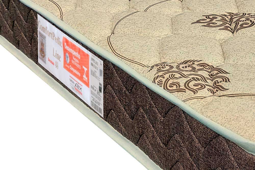 Cama Box Baú CRC +Colchão D33 ComfortPedic Orthoflex