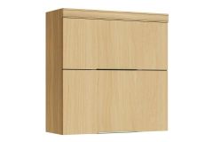 Armário Aéreo Cozinha Nesher Marquesa c/2 Portas 80cm - Nature