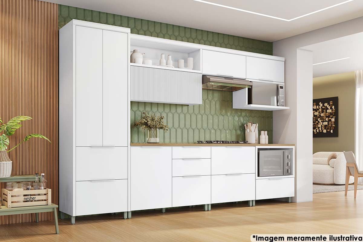 Balcão Cozinha Nesher Marquesa c/1 Gav e Nicho 80cm Balcão Cozinha Nesher Marquesa c/1 Gav e Nicho 80cm