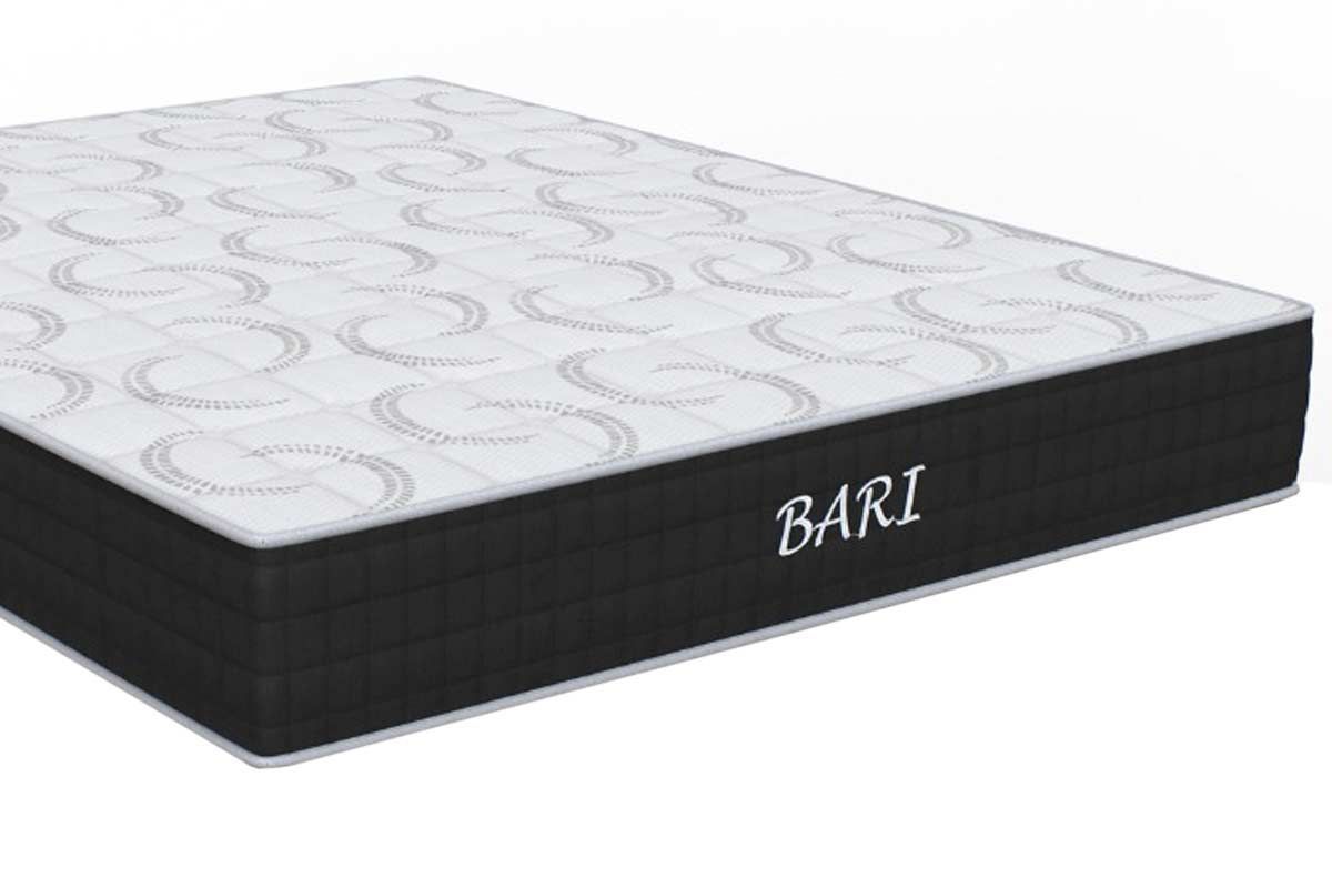 Cama Box Baú CRC +Colchão Espuma D45 Bari Orthoflex