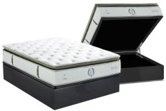 Cama Box Baú Filhão +Colchão Molas Imperatore Herval