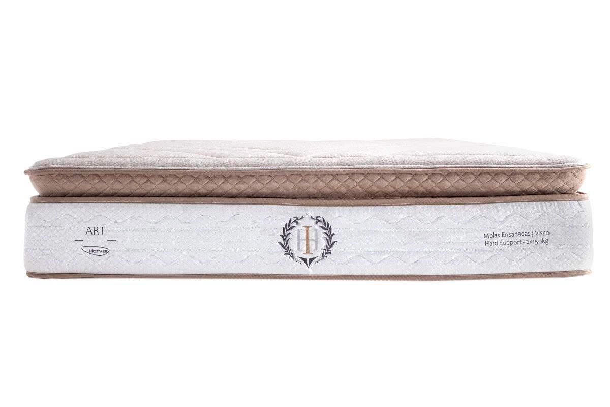 Cama Box CRC +Colchão Molas Poseidon C1954 Herval
