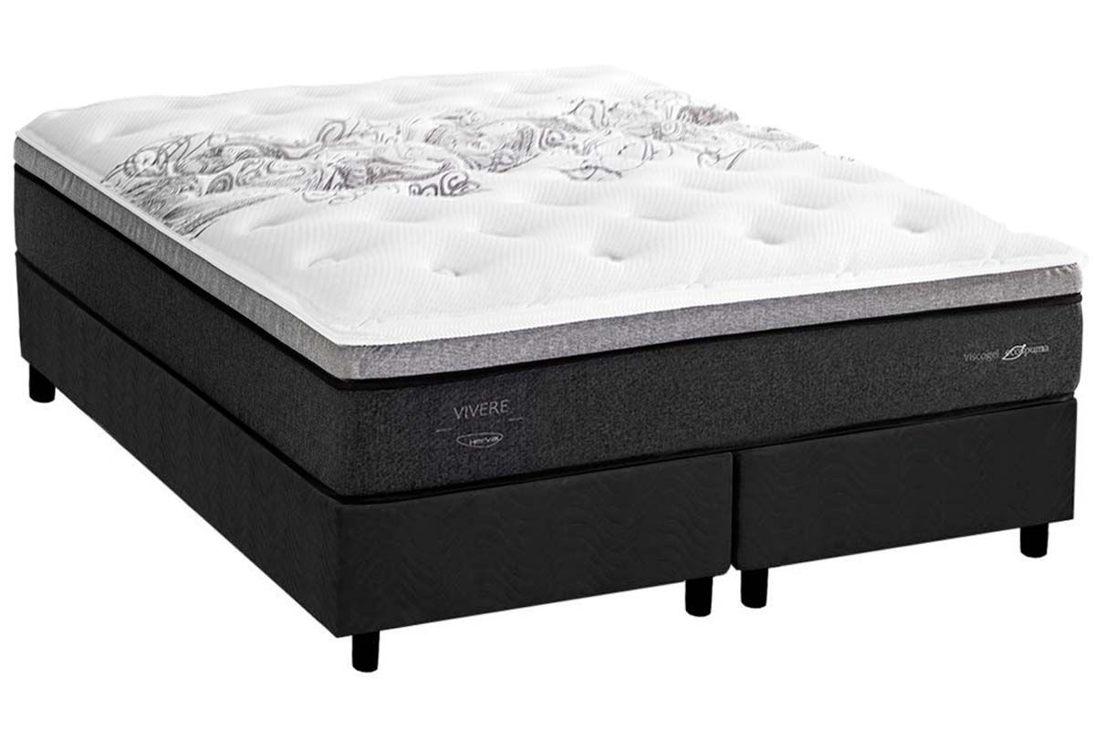 Cama Box CRC +Colchão Molas Partenon C1629 Herval