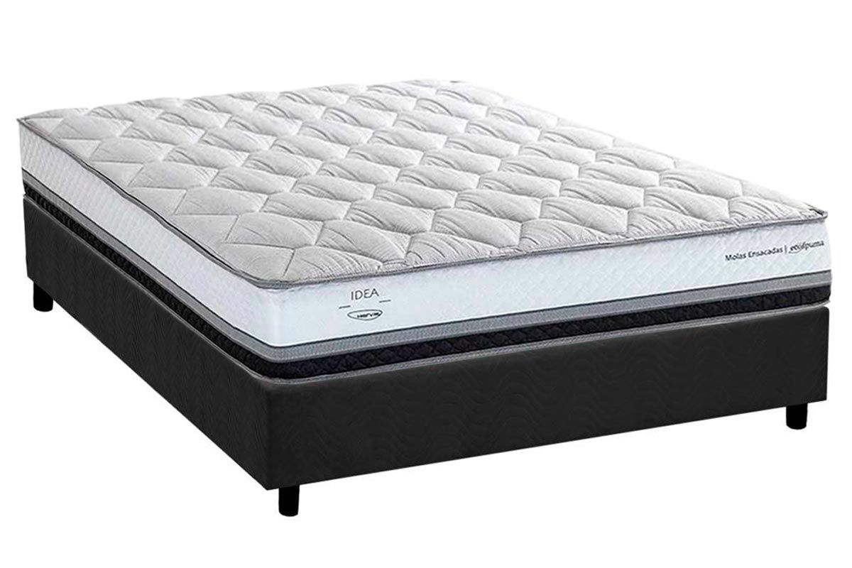 Cama Box CRC +Colchão Molas LaPlaya C1634 Herval