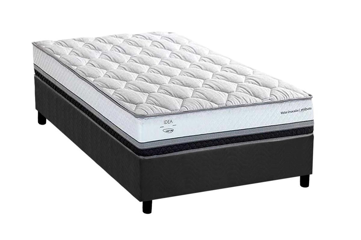 Cama Box CRC +Colchão Molas LaPlaya C1634 Herval