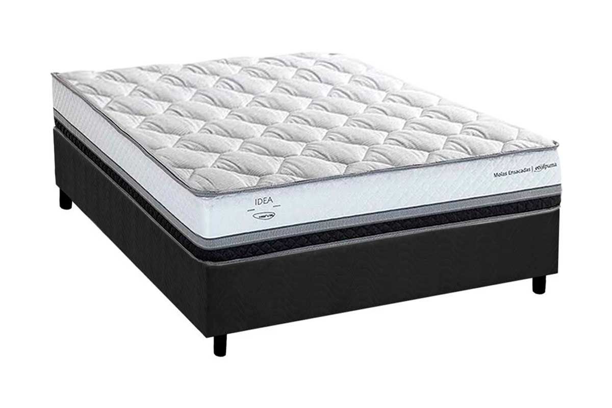 Cama Box CRC +Colchão Molas LaPlaya C1634 Herval