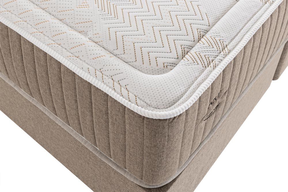 Cama Box CRC +Colchão Molas Crown C1631 Herval
