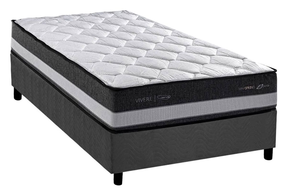 Cama Box CRC +Colchão Molas Minsque C1625 Herval