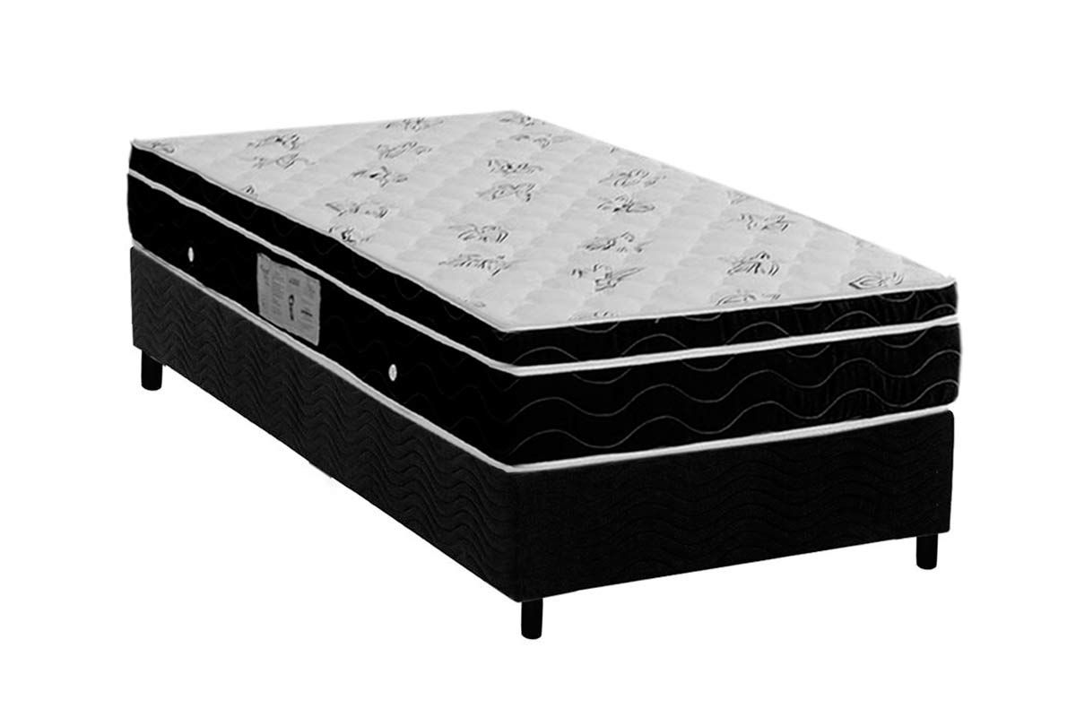 Cama Box CRC +Colchão Molas Physical Ortobom