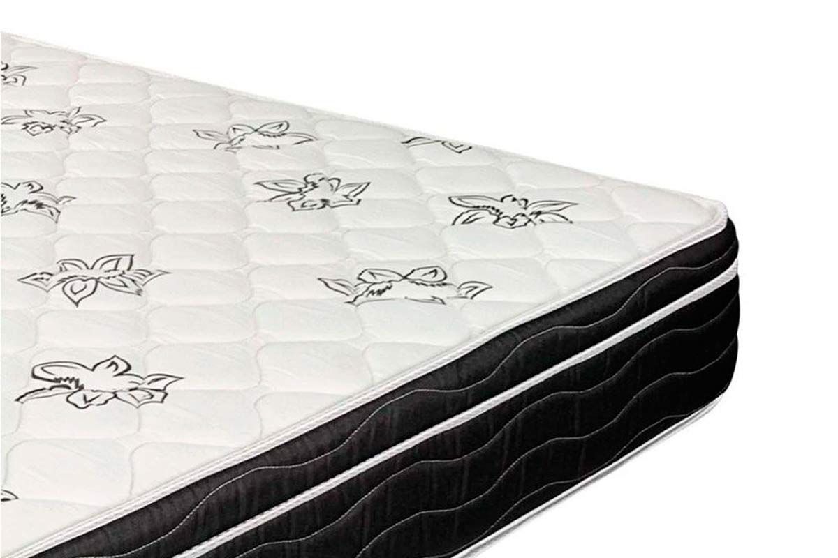 Cama Box CRC +Colchão Molas Physical Ortobom