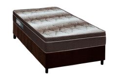 Cama Box Filhão +Colchão Ortopédico Wood Light Ortobom