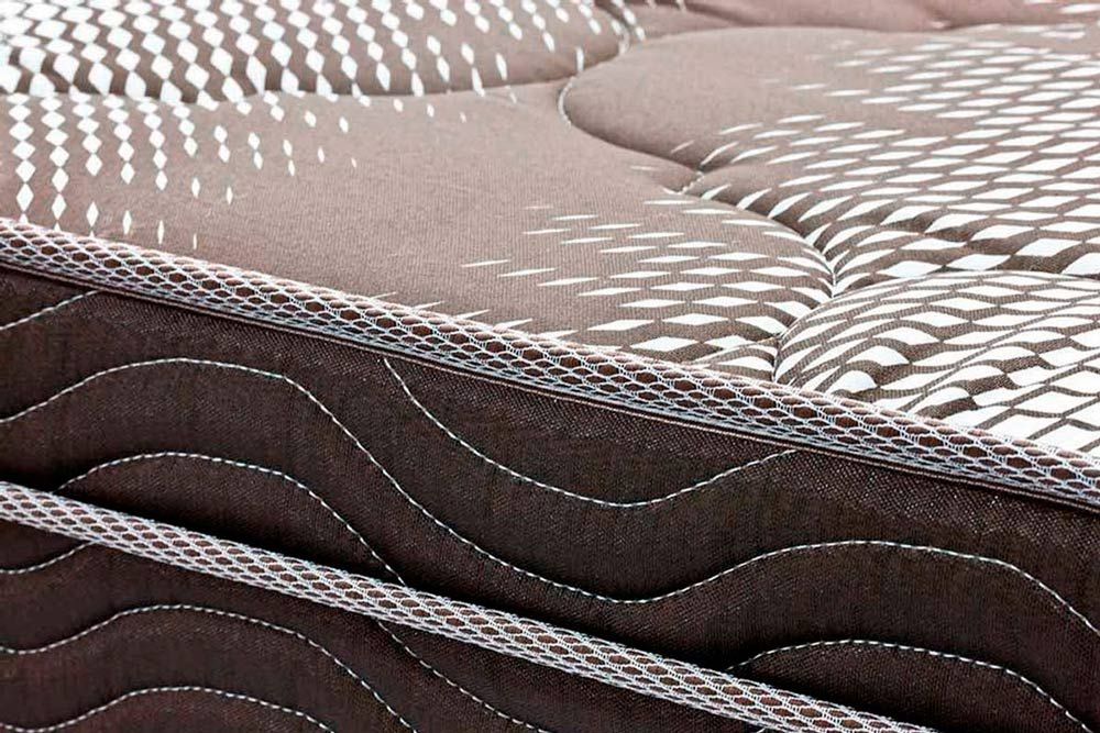 Cama Box CRC +Colchão Ortopédico Wood Light Ortobom