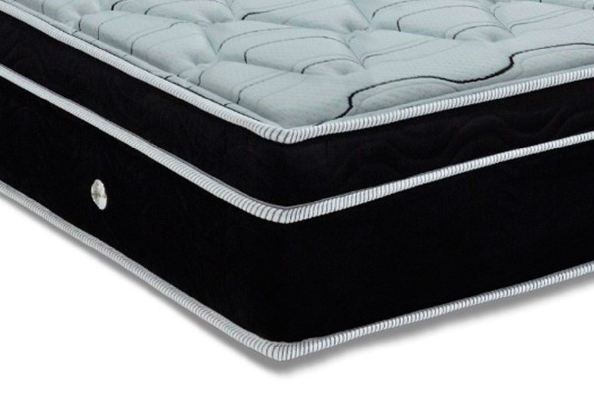 Cama Box CRC +Colchão Molas Elegant Ortobom