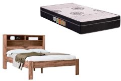 Colchão Casal Anatômico Orthoface Polar (1un) + Cama Invicta c/ Baú