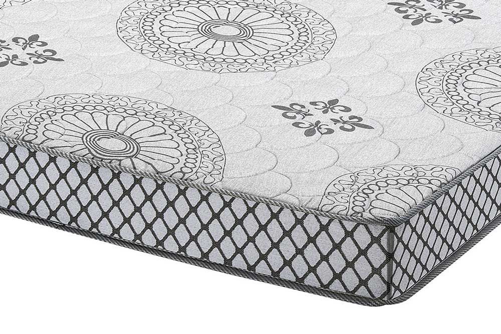 Colchão Solteiro Pérola Polar (1un) + Cama Invicta c/ 2 Gavetas