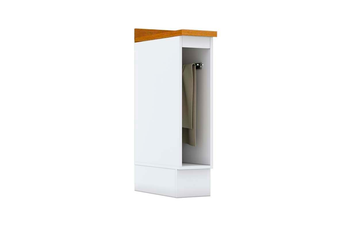 Balcão Cozinha Henn c/Tampo Americana Porta Toalha 20cm