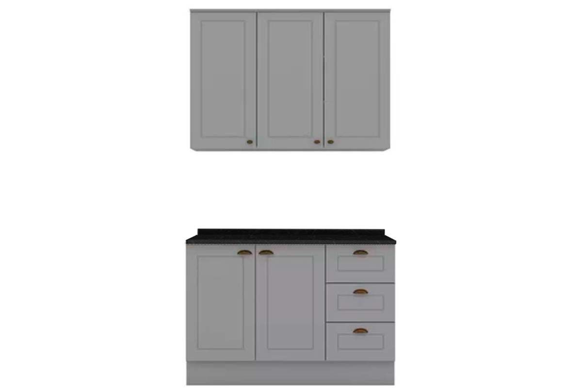 Cozinha Completa Henn 3 Peças Americana CZ124
