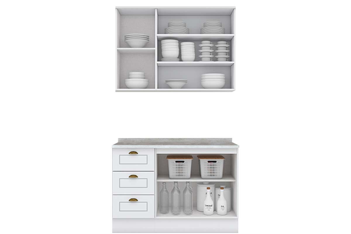 Cozinha Completa Henn 3 Peças Americana CZ125