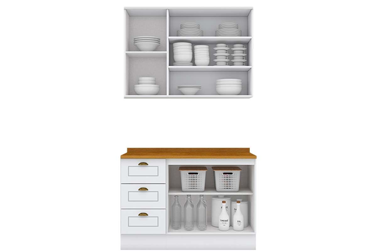 Cozinha Completa Henn 3 Peças Americana CZ126