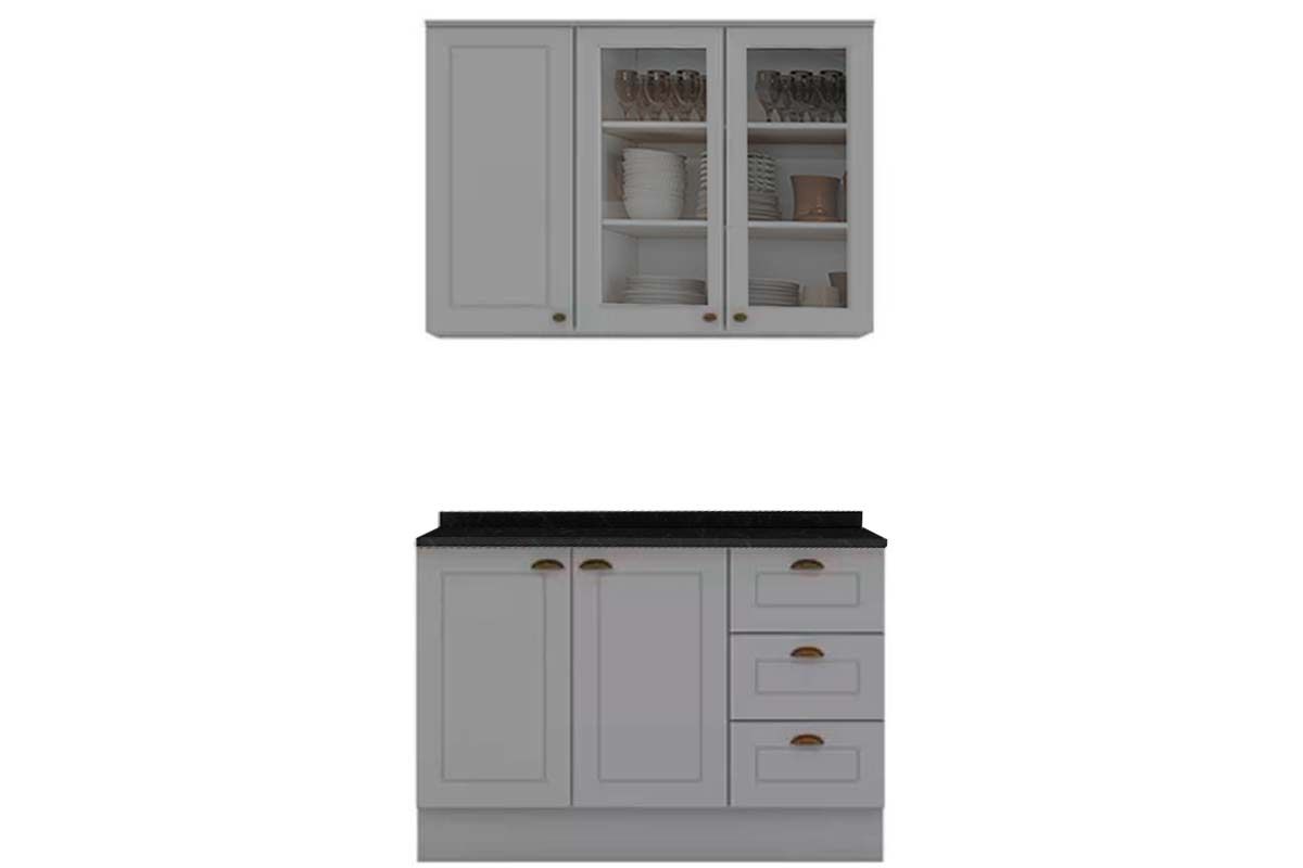 Cozinha Completa Henn 3 Peças Americana CZ126