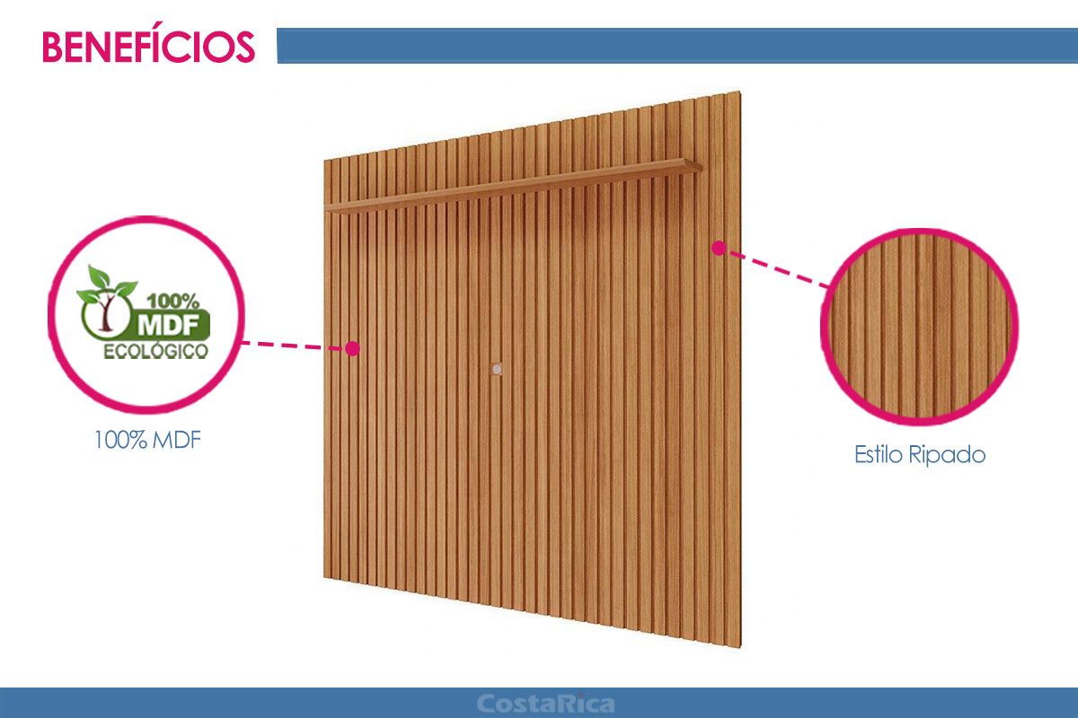 Painel Home p/ TV até 75 Pol Maragogi 230cm Permóbili Painel Home p/ TV até 75 Pol Maragogi 230cm Permóbili