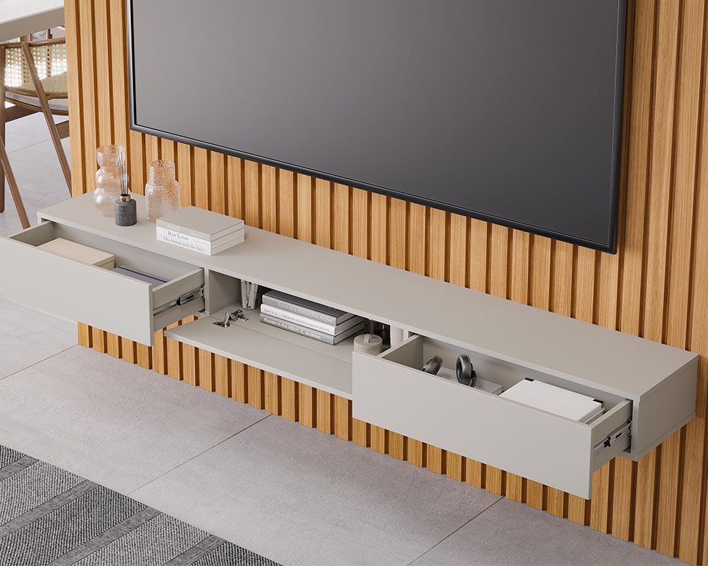 Painel Home p/ TV até 75 Pol Maragogi 230cm Permóbili