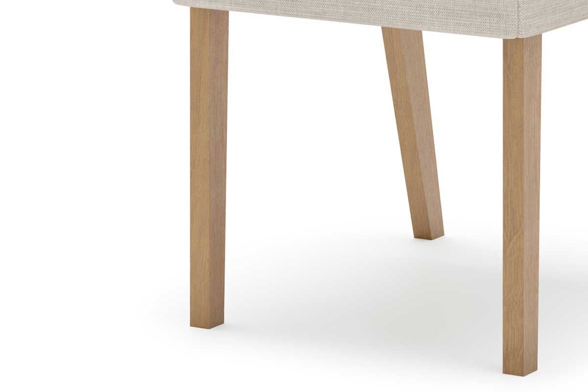 Sala de Jantar Completa Yara c/ Tampo Madeirado c/ Vidro Curvo 160x90cm e 6 Cadeiras Nina - Henn