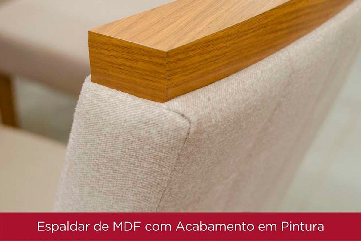 Sala de Jantar Completa Dora Tampo Madeirado 90cm e 4 Cadeiras Bella - Henn