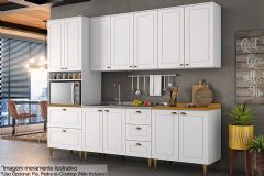 Cozinha Completa Henn 6 Peças Americana c/Pés C5P61