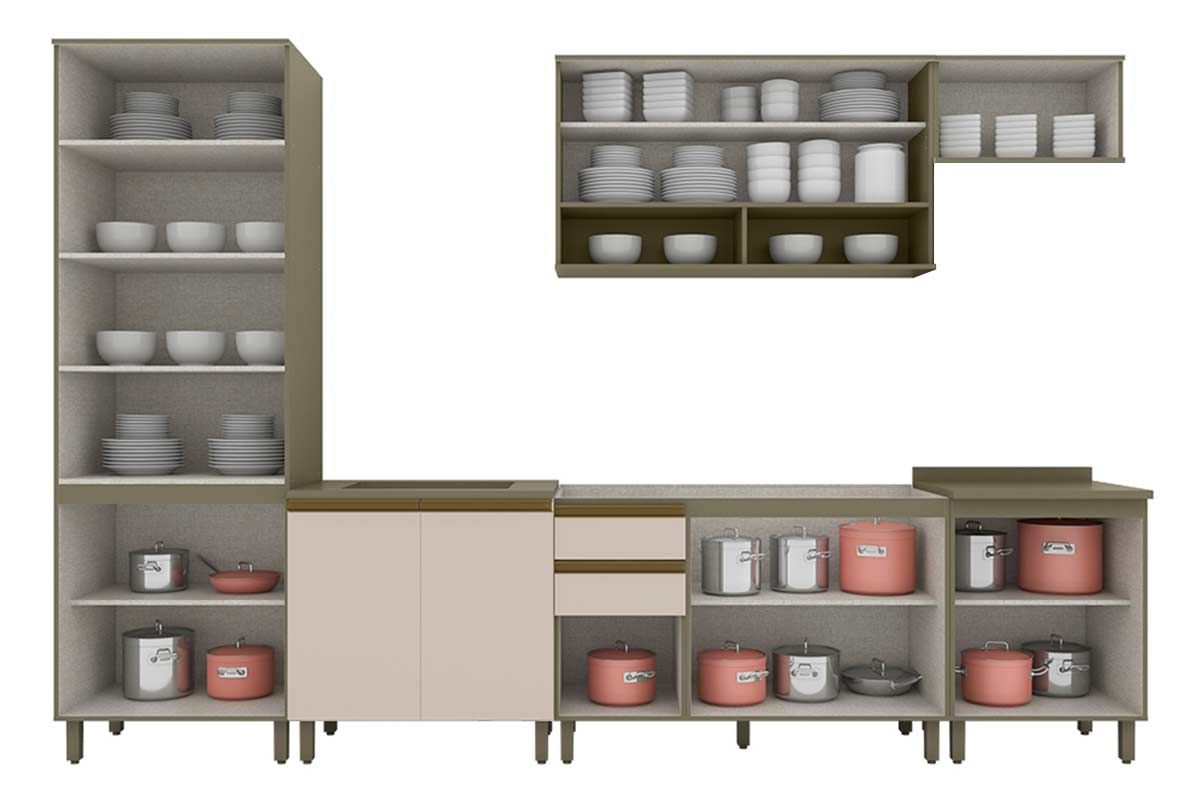 Cozinha Completa Henn 8 Peças Connect C6P16
