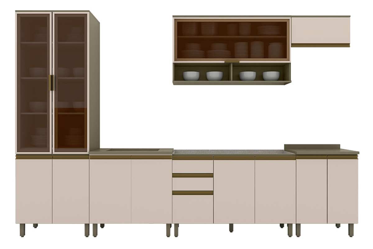 Cozinha Completa Henn 8 Peças Connect C6P16