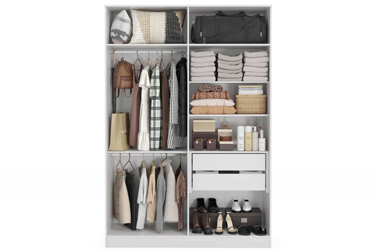 Modulado de Quarto Guarda Roupa Adapt N536 c/4 Portas e 2 Gavetas Kappesberg Modulado de Quarto Guarda Roupa Adapt N536 c/4 Portas e 2 Gavetas Kappesberg