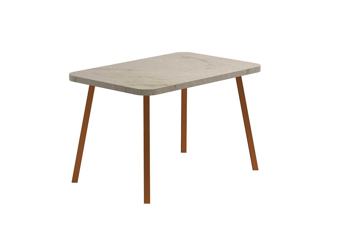 Mesa Jantar Stellar 1598 Aço c/Tampo Madeirado 120cm CarraroRose/Petra Mesa Jantar Stellar 1598 Aço c/Tampo Madeirado 120cm CarraroRose/Petra