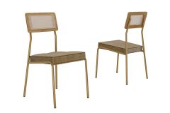 Dourado/Linho Bamboo/Corano Bamboo