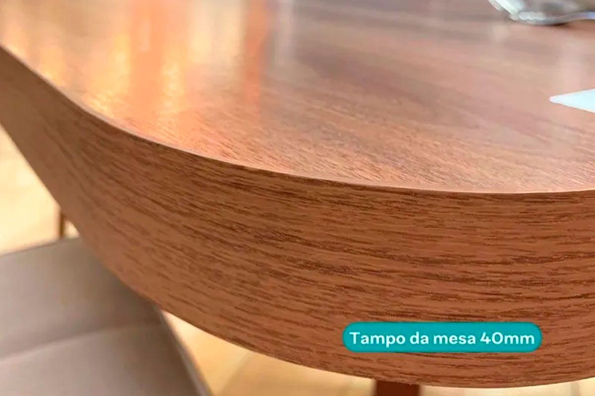 Sala de Jantar Completa 1593 c/ Tampo Madeirado 90x90cm e 4 Cadeiras 1742 - Carraro