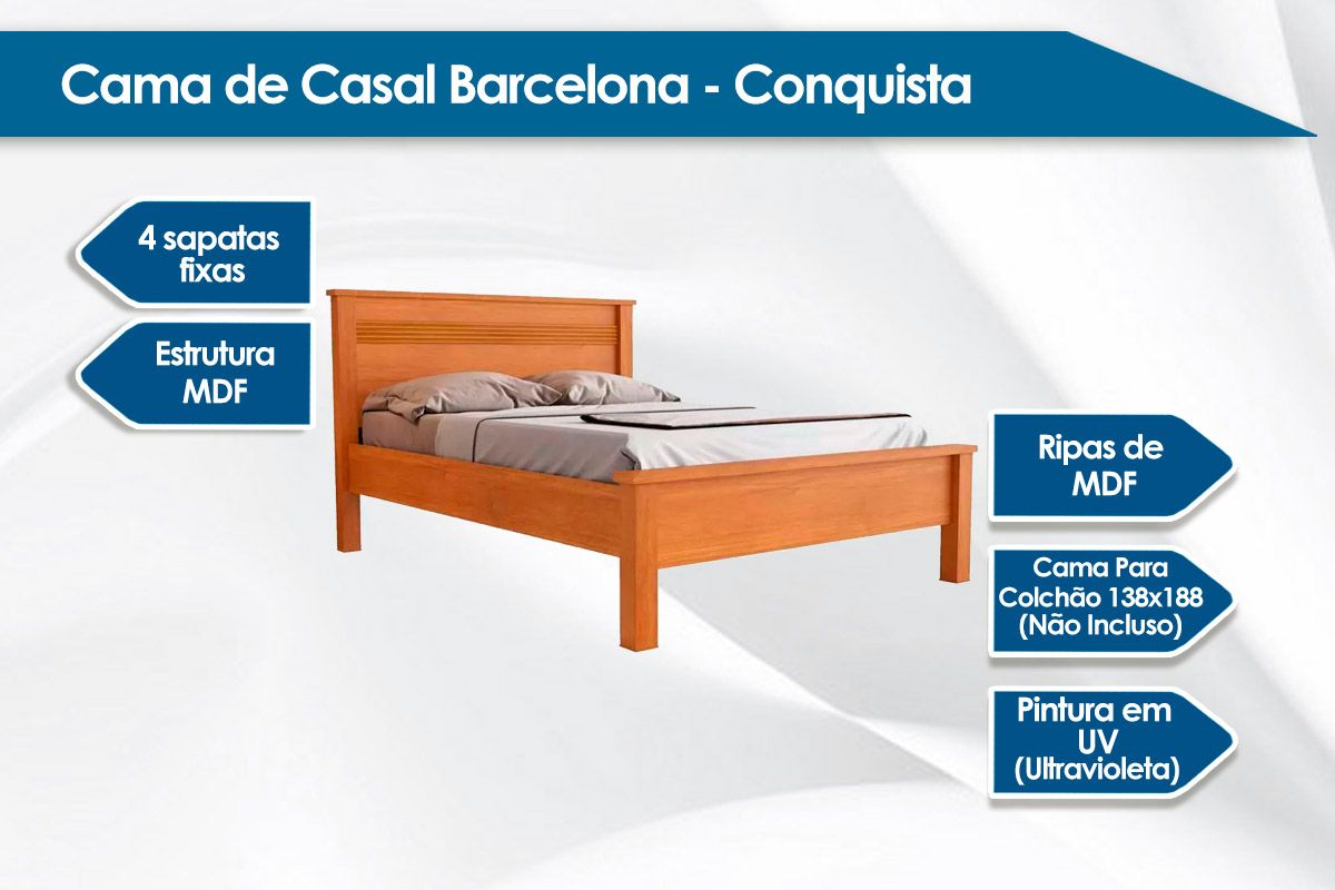 Cama de Casal Barcelona Conquista