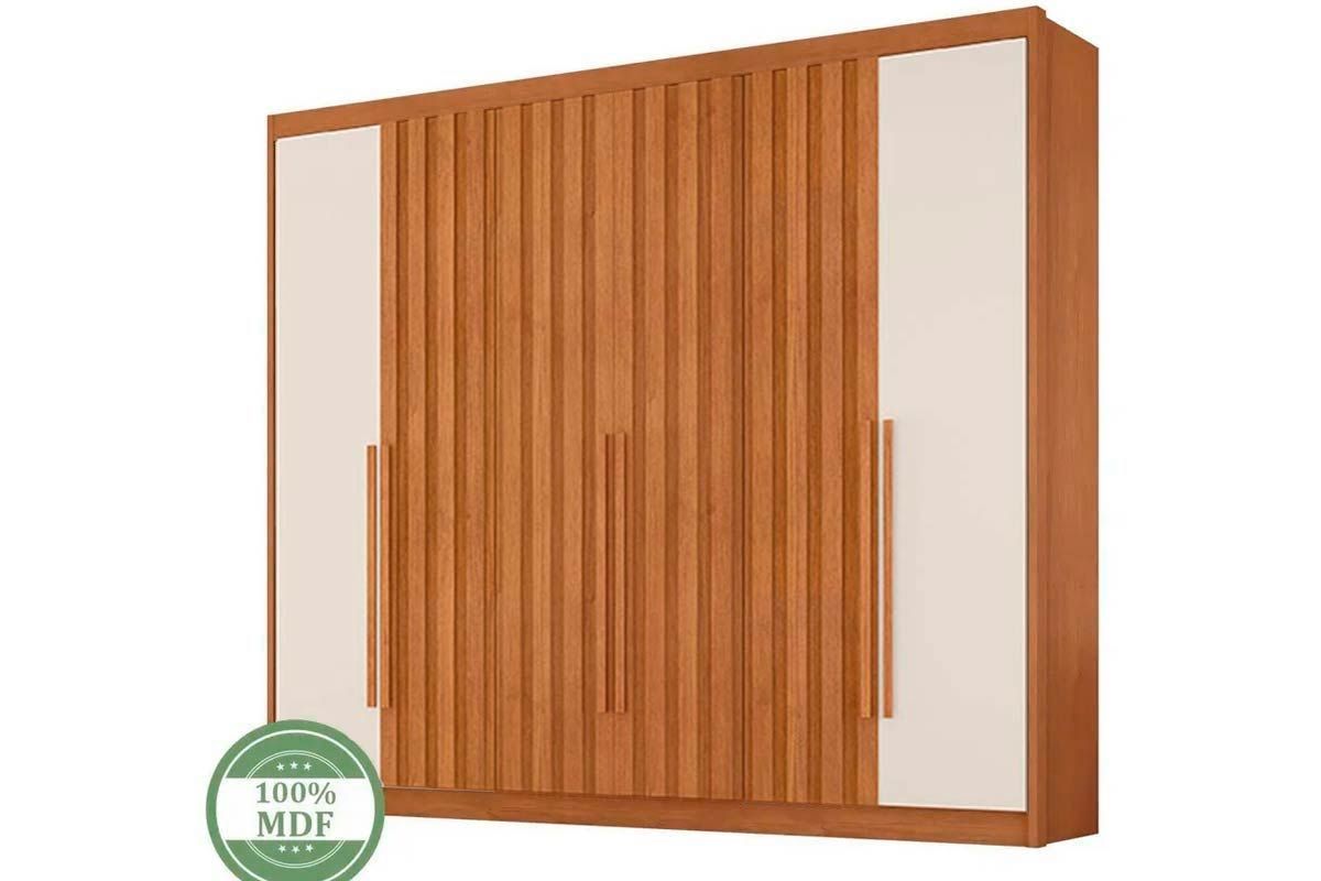 Guarda Roupa Casal 6 Portas (4 Ripadas) e 6 Gavetas Atenas Conquista Guarda Roupa Casal 6 Portas (4 Ripadas) e 6 Gavetas Atenas Conquista