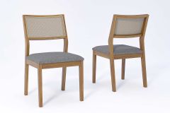 Carvalho/Linho Grafite/Tela Off White