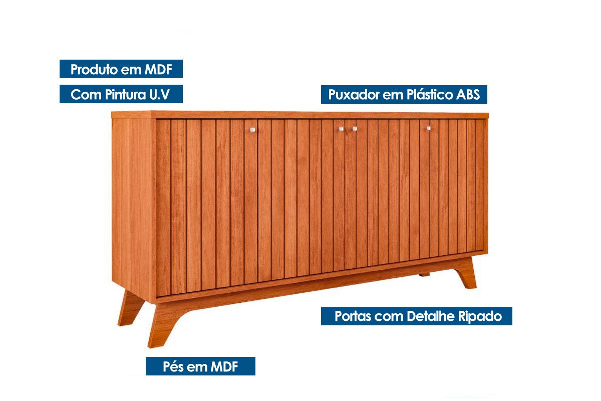 Buffet de Sala Jantar Isa c/4 Portas Cimol