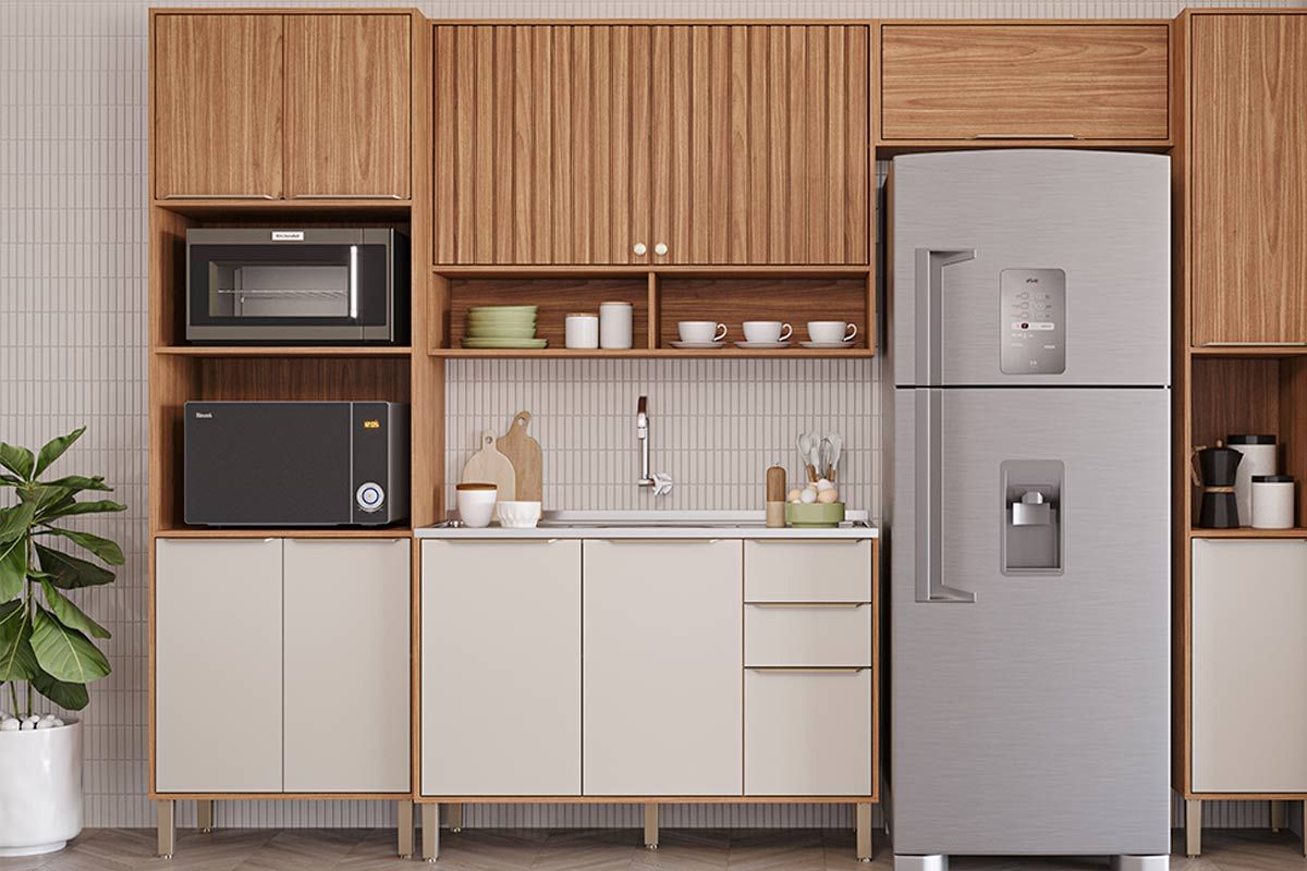 Paneleiro Cozinha MGM Divina c/4 Portas 70cm Paneleiro Cozinha MGM Divina c/4 Portas 70cm