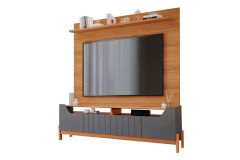 Home p/ TV até 70 Pol Moema/Sotile c/ 4 Portas e Pés 180x197cm - Permóbili