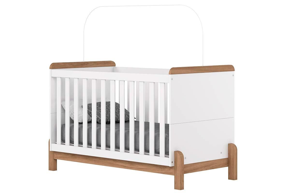Quarto Infantil Completo Ternura 3 Peças (1 Guarda Roupa + 1 Berço + 1 Cômoda) QI79 Henn