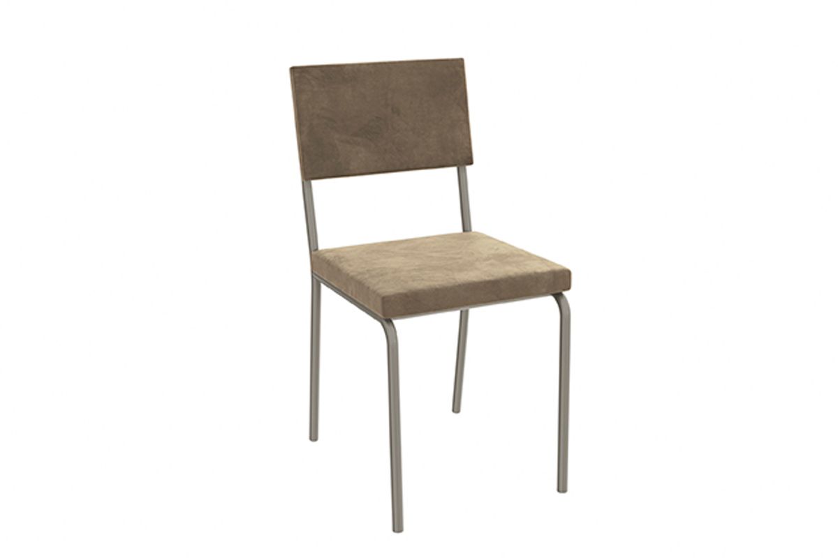 Cadeira Jantar Zaria 2C128NK Aço Kit 2Un Kappesberg Cadeira Jantar Zaria 2C128NK Aço Kit 2Un Kappesberg