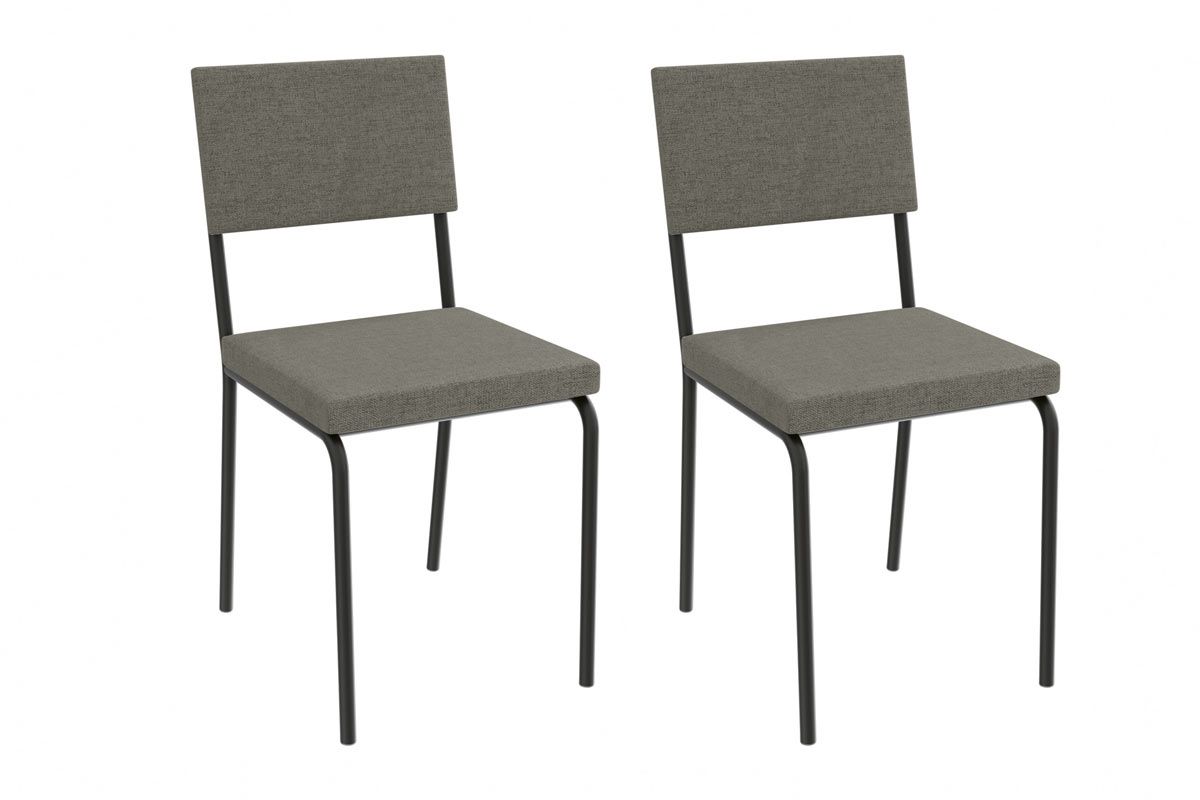 Cadeira Jantar Zaria 2C128PRF Aço Kit 2Un Kappesberg Cadeira Jantar Zaria 2C128PRF Aço Kit 2Un Kappesberg