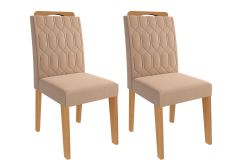 Cadeira Jantar Paola Wood Kit 2 Un Cimol